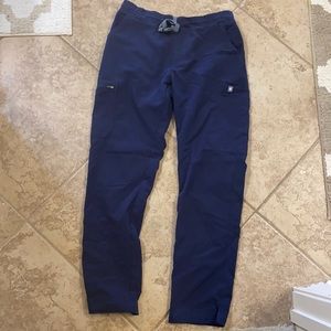FIGS Yola Skinny Scrub Pants- Navy